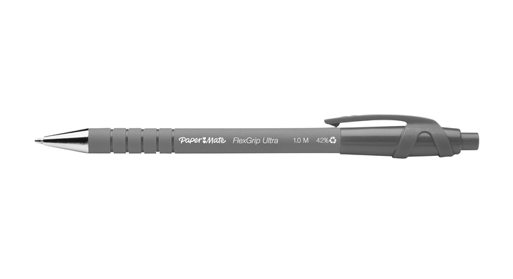 Balpen papermate flexgrip drukknop valuepack m zw PAK