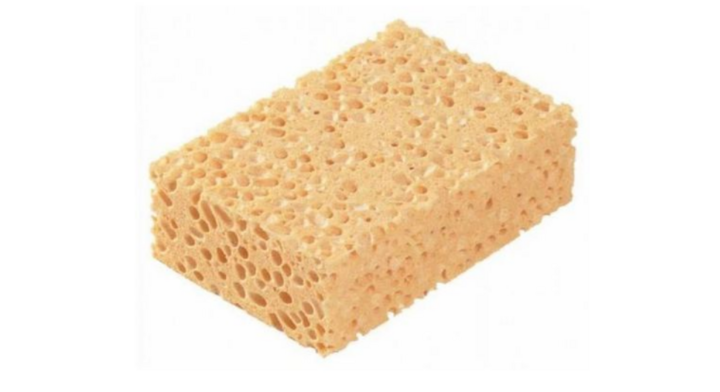 Spontex Pro Azella 82, cellulose spons, 120x80x35mm, geel, VB 129498 (18x10 stuks)