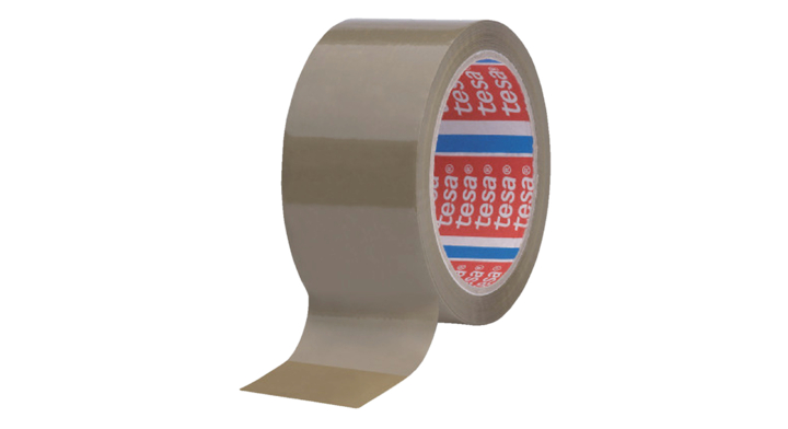 Verpakkingstape tesa 4089 50mmx66m pp bruin(04089-00006-06)