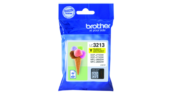 Inkcartridge brother lc-3213 geel hc(lc3213y)