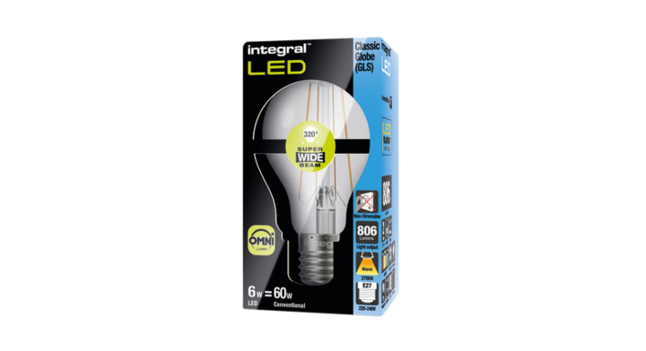 Ledlamp integral e27 2700k warm wit 603w 806lumen(ilglse27nc