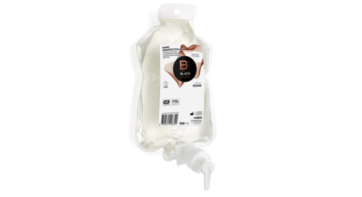 BlackSatino NiQs | Alcoholgel | 750ml | SF30 | CTGB Gecertificeerd | 332459 (6 stuks)