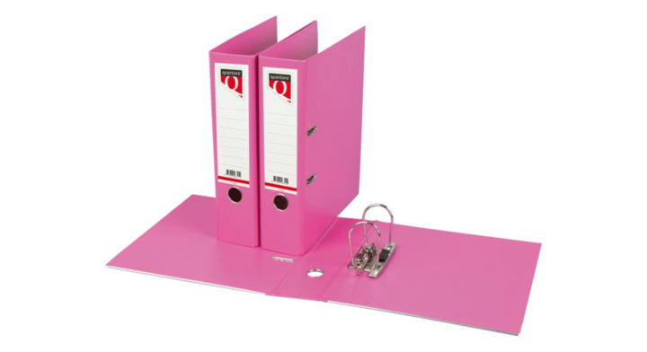 Ordner quantore a4 80mm pp roze