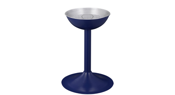 Zandasbak, Ø410x720 mm, blauw, VB 100000