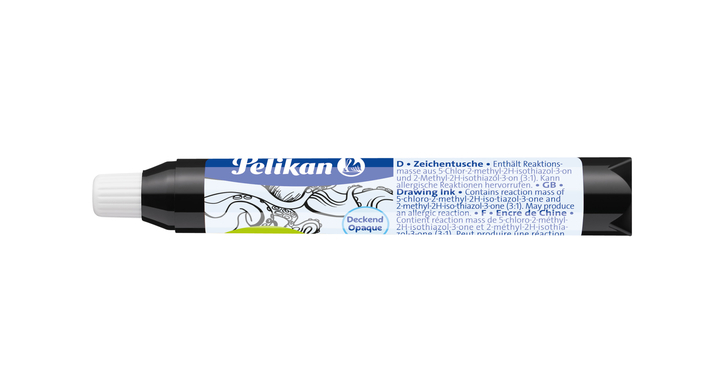 Oostindische inkt pelikan pipet 9ml zwart