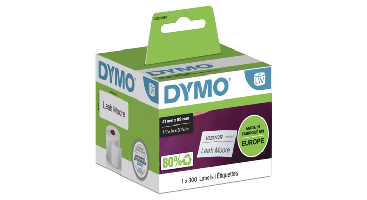 Etiket dymo 11356 labelprint naambadge label