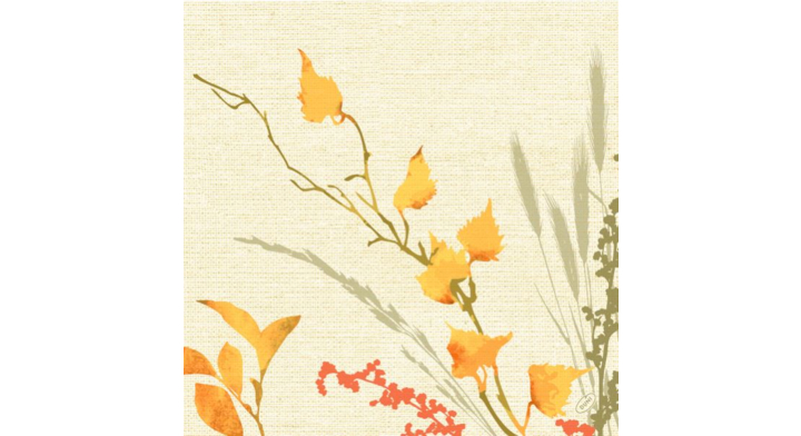 Duni Dunisoft®, servet, 40x40cm, Fall Beauty, 200747 (360 stuks)