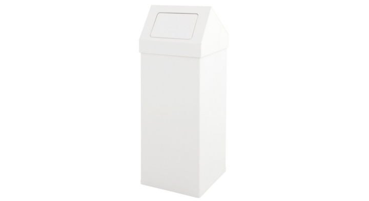 Carro-Push, afvalbak, 110 liter, wit, VB 920110