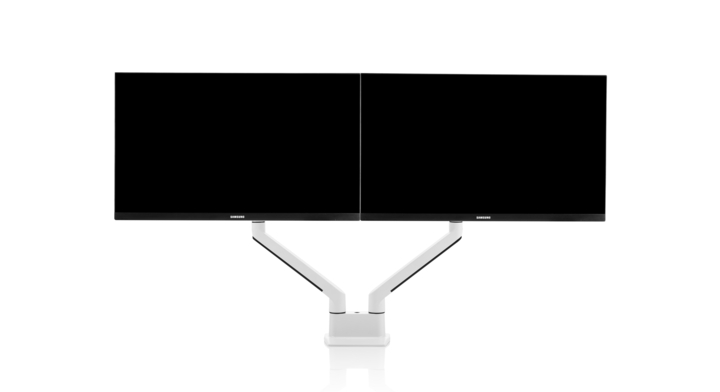 Filex, Chicago dubbel monitorarm (2-12 kg), wit