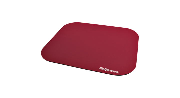 Muismat fellowes standaard 203x241x6mm rood