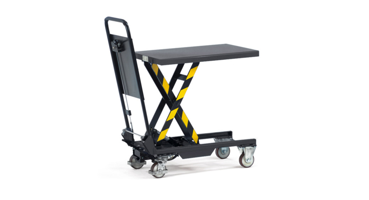 Verrijdbare heftafel, Hoogte 265?55mm Draagverm. 150kg