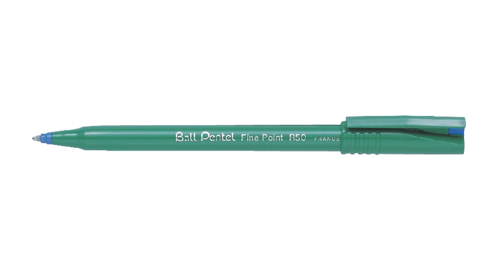 Rollerpen pentel r50 0.4mm blauw