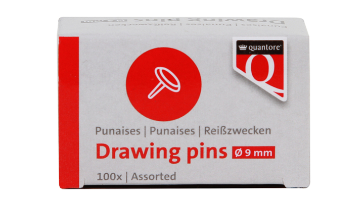 Punaises quantore assorti 100 stuks(1399290)