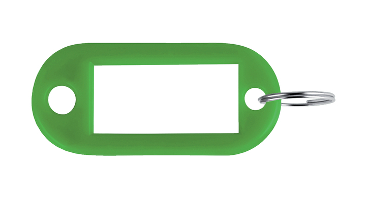 Sleutellabel pavo plastic groen(8008933)