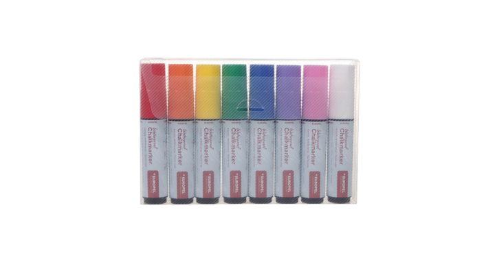 Krijtstift europel watervast 15mm ass 8 stuks(356510)