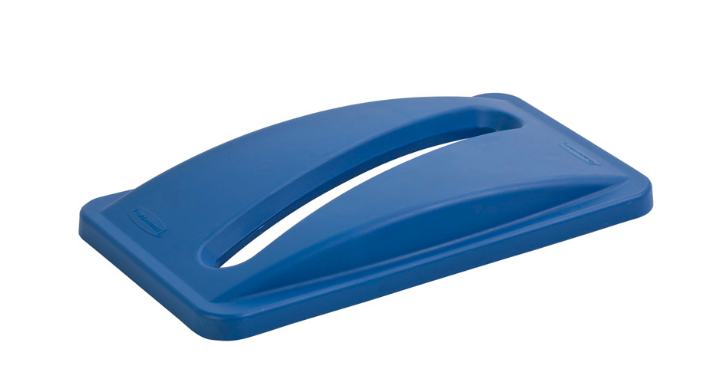 Rubbermaid Slim Jim, papierdeksel, blauw, VB 147636