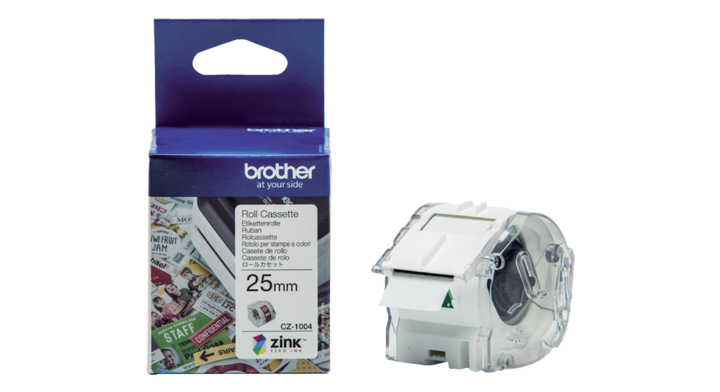 Labeltape brother cz-1004 25mmx5m kleur(cz1004)