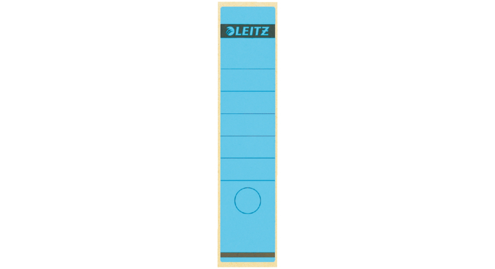 Rugetiket leitz 1640 58x290mm blauw
