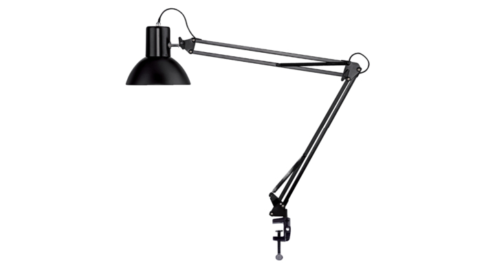 Bureaulamp unilux success 80 led met klem en voet zwart(4000