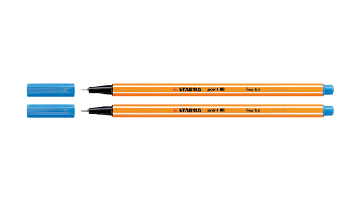 Fineliner stabilo point 88 nachtblauw