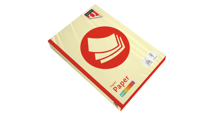 Kopieerpapier quantore colour a4 80gr kanariegeel(129255)