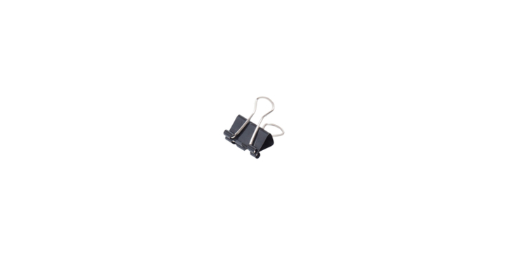 Papierklem maul 213 foldback 16mm zwart(2131690)
