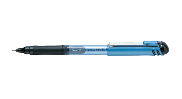 Rollerpen pentel energel naaldpunt bln15 zwart