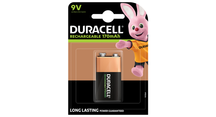 Batterij oplaadbaar duracell hr9v 9v