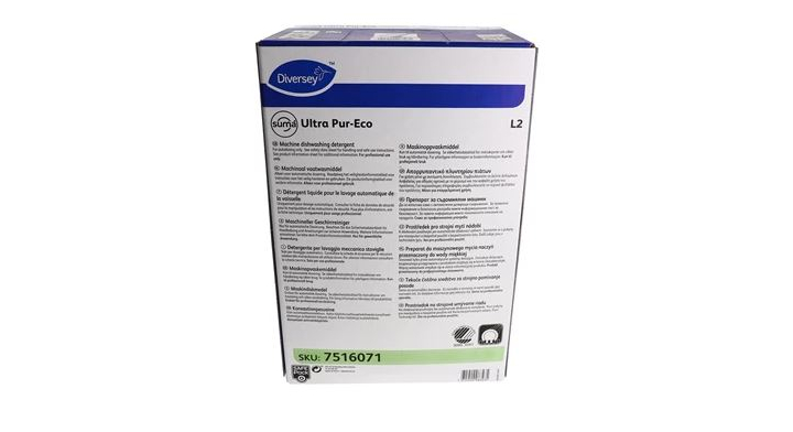 Suma Ultra Pur-Eco L2, machinaal vaatwasmiddel, 10 liter (1 stuk)