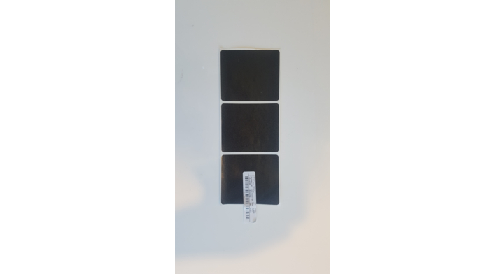 Etiket, PE, 68x58mm, transparant met blackmark (2.000 stuks)