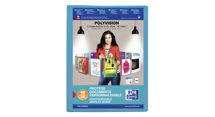 Showalbum elba polyvision 20 tas blauw(054034-03)