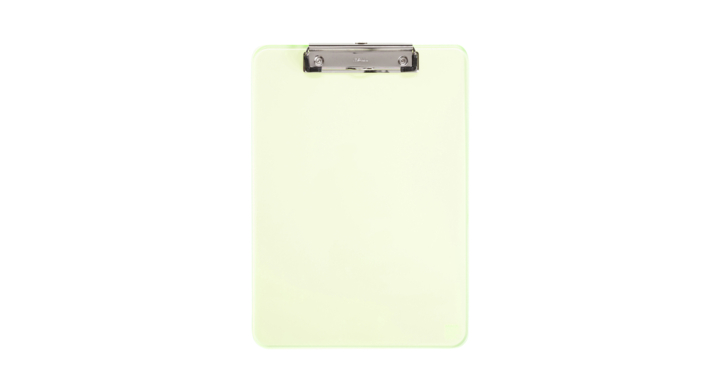 Klembord maul a4 transparant neon geel(2340611)