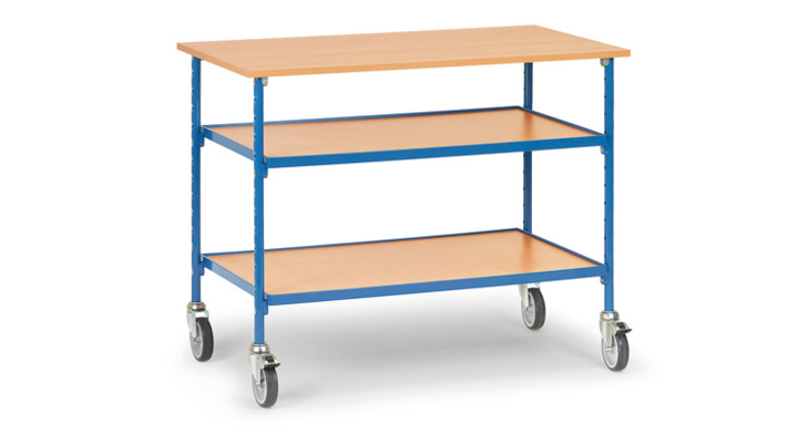 Verrijdbare werktafel, 1120x650mm