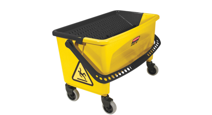 Rubbermaid Hygen, laademmer met perswringer, 40 liter, geel, VB 000900