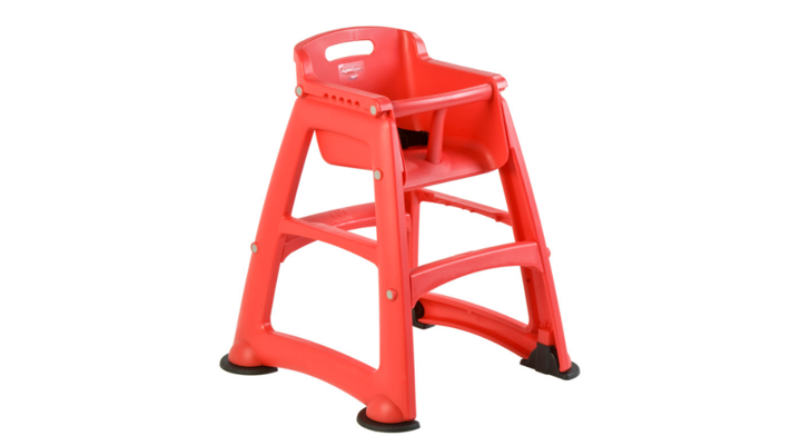 Rubbermaid Sturdy Chair, kinderstoel, rood, VB 007814
