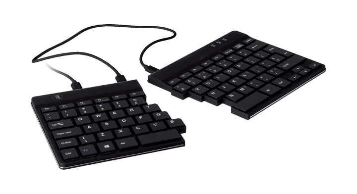 Toetsenbord r-go split qwerty zwart(rgosp-uswibl)