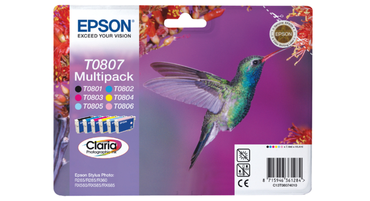Inkcartridge epson t08074010 multipak