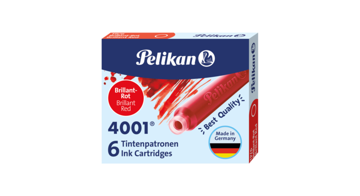 Inktpatroon pelikan rood