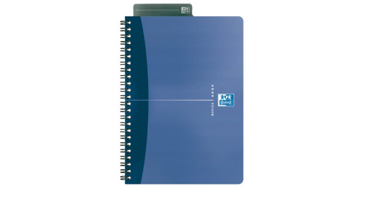 Oxford Essentials, spiraalblok A5, 90 vel, lijn assortiment