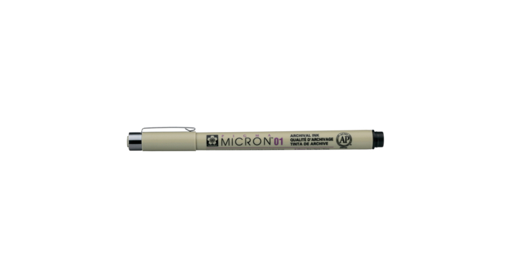 Fineliner bruynzeel pigma micron 0,25mm zwart