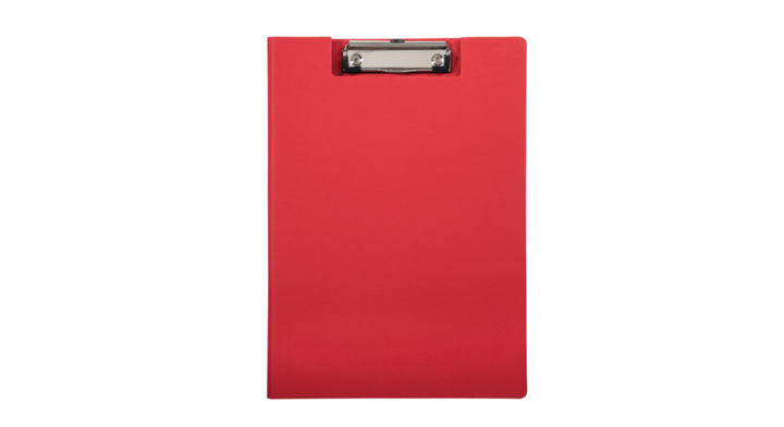 Klembordmap maulbalance a4 karton rug 8mm rood(2382025)
