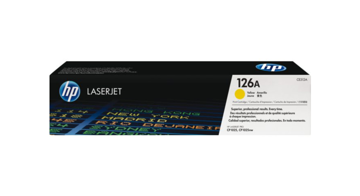 Tonercartridge hp ce312a 1k geel(ce312a)