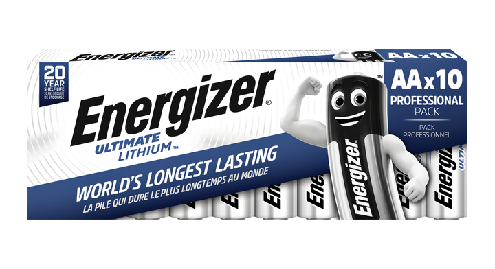Batterij energizer ultimate lithium aa 10st