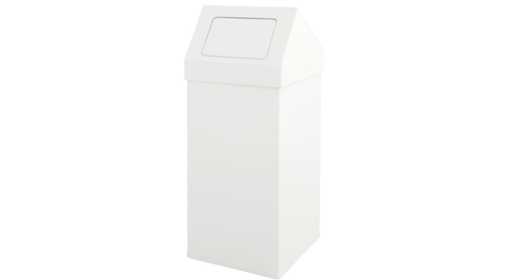 Carro-Push, afvalbak, 55 liter, wit, VB 950100