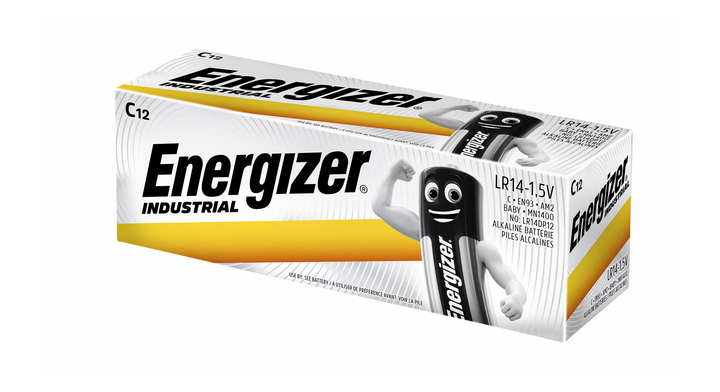 Batterij energizer industrial c alkaline(53536107000)