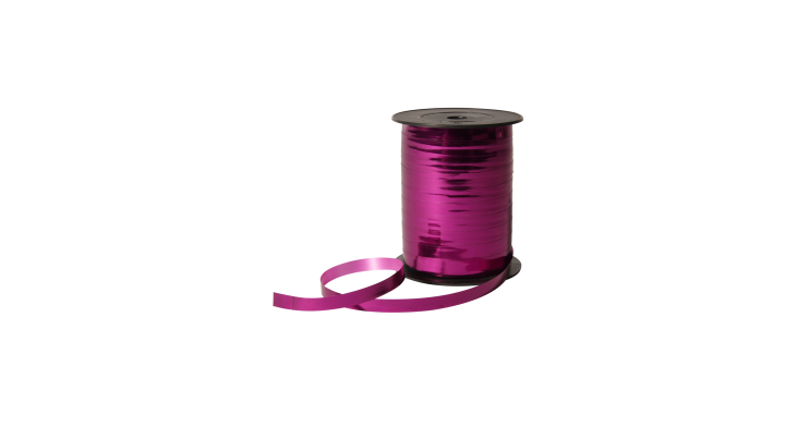 Krullint, 10mm x 250mtr, azalea metallic