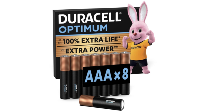 Batterij duracell optimum aaa 8st(5000394137714)
