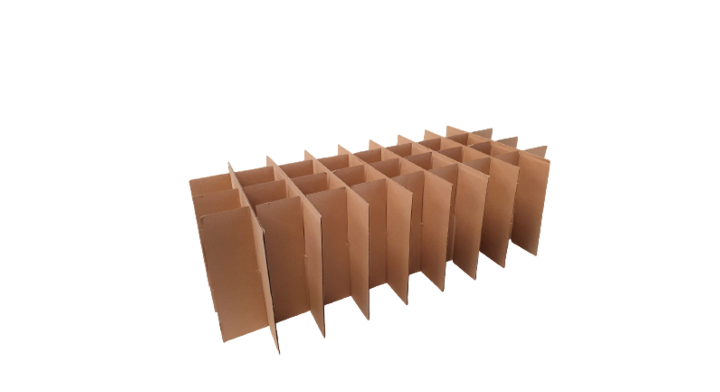 Vakverdeling 9x4 voor 36 bierflessen, 700x307mm, B-golf