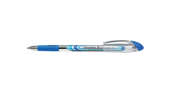 Balpen schneider slider m 1mm blauw