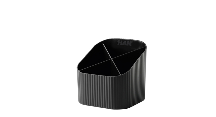 Pennenkoker han re-loop 4-vaks zwart(ha-17238-913)